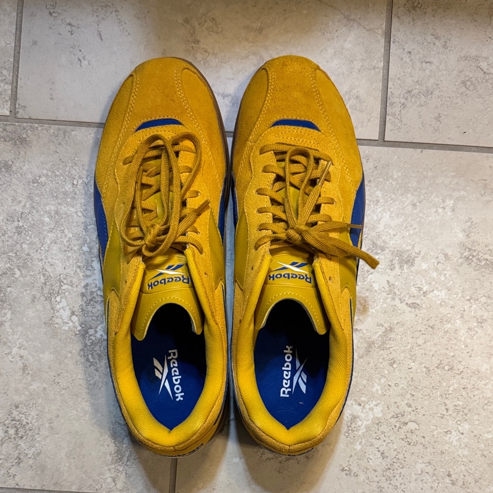 Reebok Men's Athletic Shoes in Yellow and Blue
